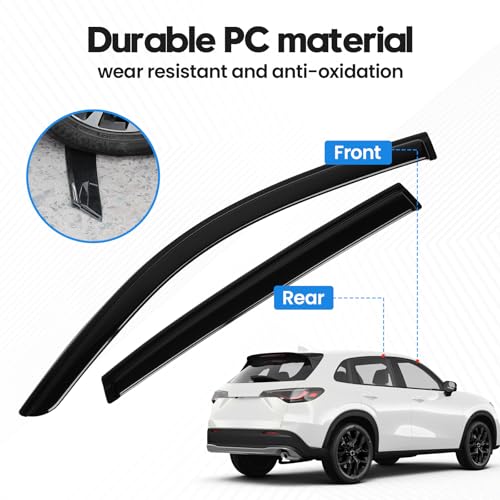 HRV Rain Guard - Window Visors for Honda HR-V HRV 2023-2025 - Product Imagery