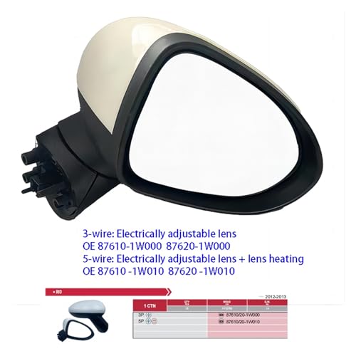 Compatible For Kia Rio 2012-2013 Car Rearview Mirror Electric - Product Imagery