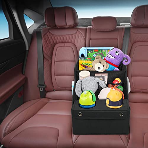 MULISOFT Car Backseat Organizer with 11 Compartments & 2 Cup - Product Imagery