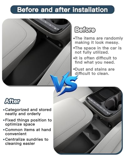Ruiya 2026 Ioniq 5 Lower Console Organizer for 2026 Hyundai - Product Imagery