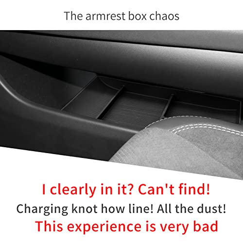 smabee Center Console Lower Tray for Lexus RZ 300e 350e 450e - Product Imagery