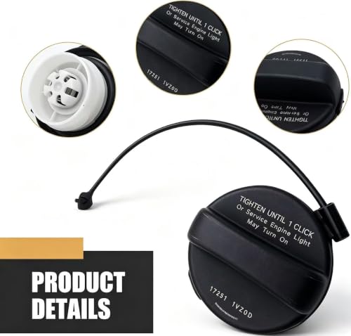1 PC Fuel Cap, Leakproof Tight Fit Gas Tank Cap, ABS Sfuel Cap - Product Imagery
