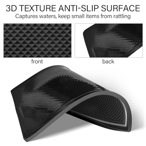 7Pcs Center Console Liners for 2023-2026 Chevy Silverado/GMC - Product Imagery