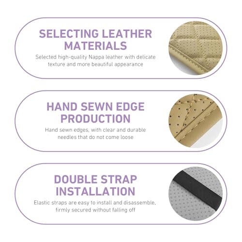 Car Center Console Breathable Protector, Non-slip Cover with Two - Product Imagery