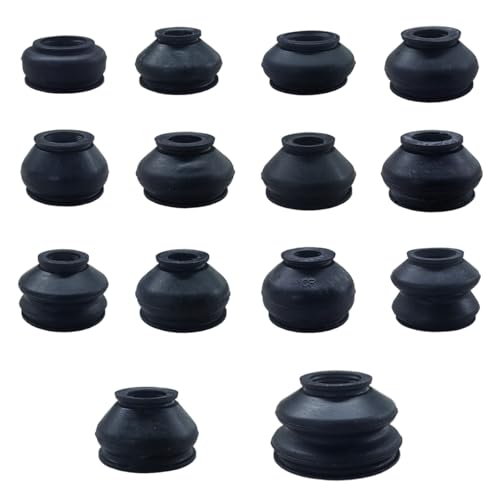 Craedli 14PCS Universal Ball Joint Boot Replacement, Rubber Tie - Product Imagery