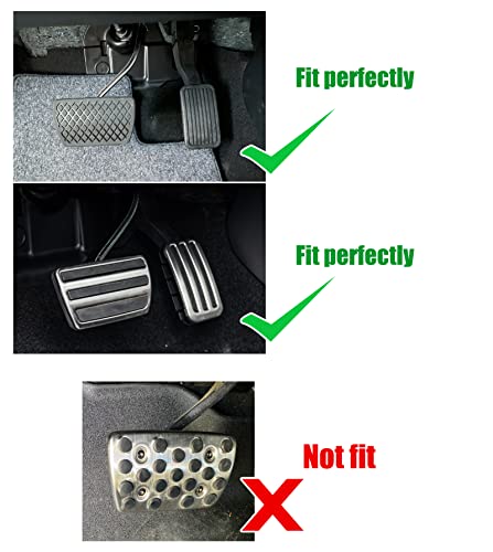 CKE for Honda Civic CR-V Odyssey Non-Slip Foot Pedal Covers -Red - Product Imagery