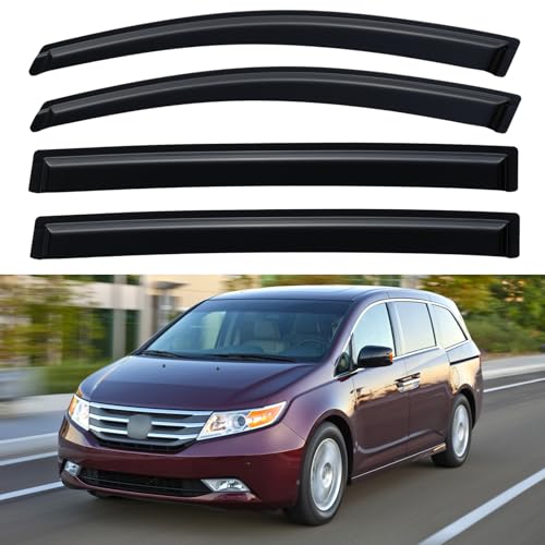Window Visors Rain Guards for 2011-2017 Honda Odyssey - Product Imagery