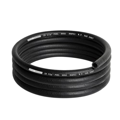 EVIL ENERGY 3/16 Fuel Hose Line Push Lock NBR Rubber SAE 30R7 - Product Imagery