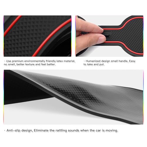 SKTU Door Slot Mat for 2024 2025 2026 Hyundai Santa Fe Door - Product Imagery