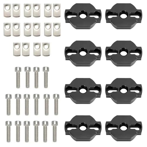 1/4/8 Set Siver Black Anchor Accessory Kit Fits compatible with - Product Imagery