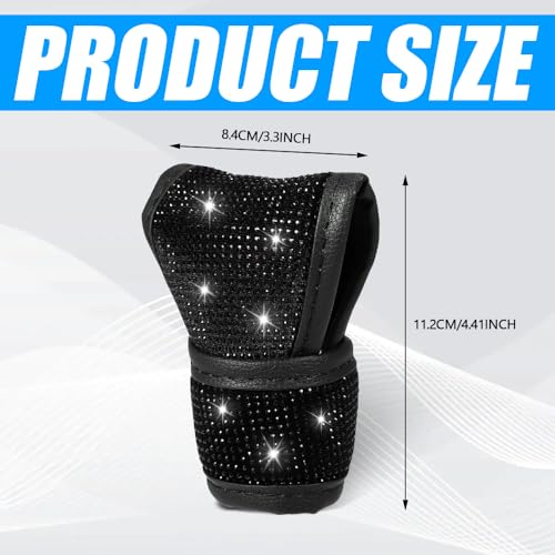 Bling Auto Gear Shift Knob Cover, Car Knob Gear Stick Protector, - Product Imagery