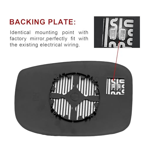 Passenger Side Mirror Replacement for Honda Odyssey 2018 2019, - Product Imagery
