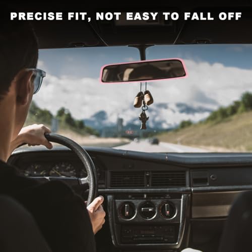 Rear View Mirror Protector Frame, Soft Silicone Auto Rear View - Product Imagery