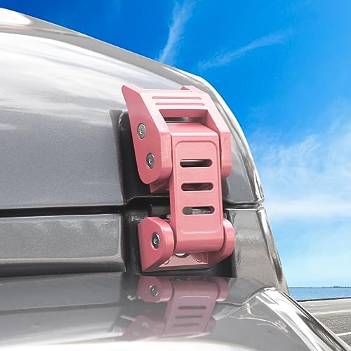 RT-TCZ for Wrangler Hood Latches Catch Kit Compatible with Jeep - Product Imagery