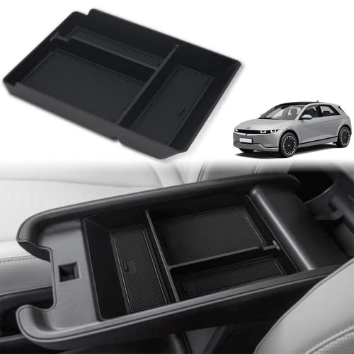 BestEvMod Armrest Storage Box for 2022-2026 Hyundai Ioniq 5 (V2) - Product Imagery