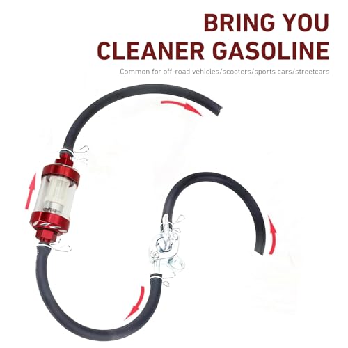 WZP Car Fuel Filter, Detachable Washable Alloy Filter Oil Cup, - Product Imagery