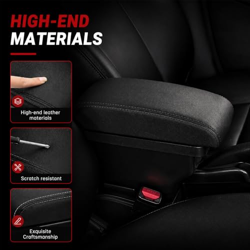 Car Armrest Box Compatible with Honda Fit Jazz Hatchback - Product Imagery