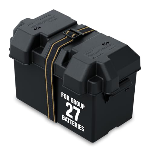 Attwood 9067-1 Vented Battery Box with Mounting Strap, Fits - Product Imagery