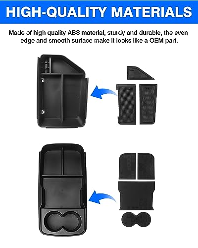 Autorder 2PCS Center Console Organizer for 2022-2026 Kia EV6 - Product Imagery