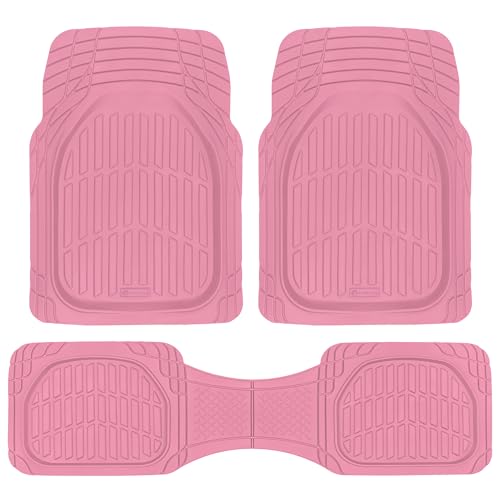 Cotton Candy Pink Car Floor Mats - Universal Trim to Fit All - Product Imagery