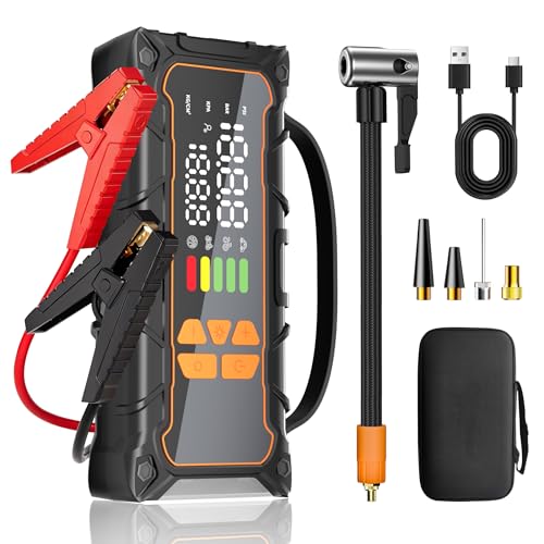 Battery Jumper Starter Portable, Jump Starter with Air - Product Imagery