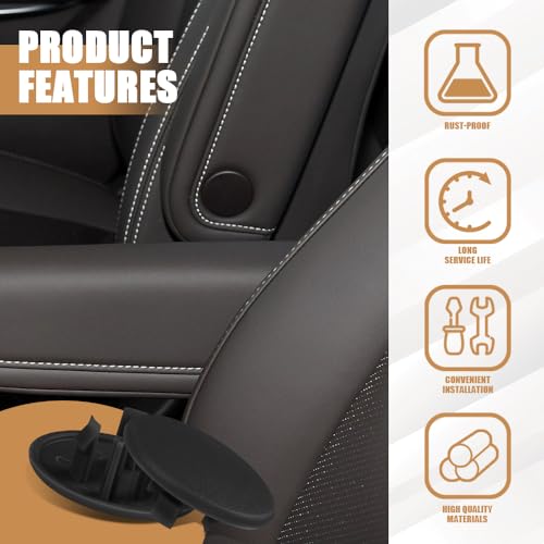 Rear Seat Armrest Cap, OEM# 15279689, 2PCS, Black - Product Imagery