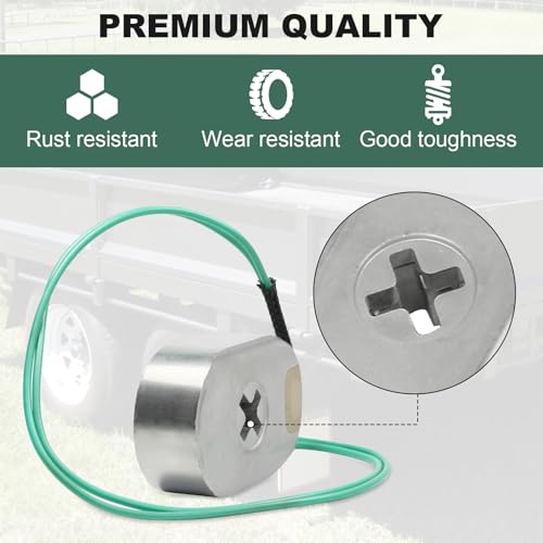 10" Electric Trailer Brake Magnet Kit Fits 3500 lbs Axles for - Product Imagery