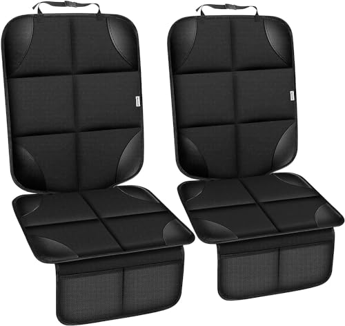 Meolsaek Car Seat Protector for Child Car Seat，Non-Slip Backing - Product Imagery