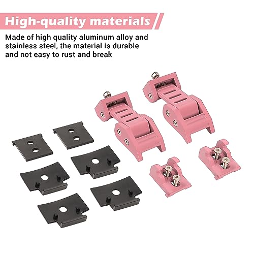 RT-TCZ for Wrangler Hood Latches Catch Kit Compatible with Jeep - Product Imagery