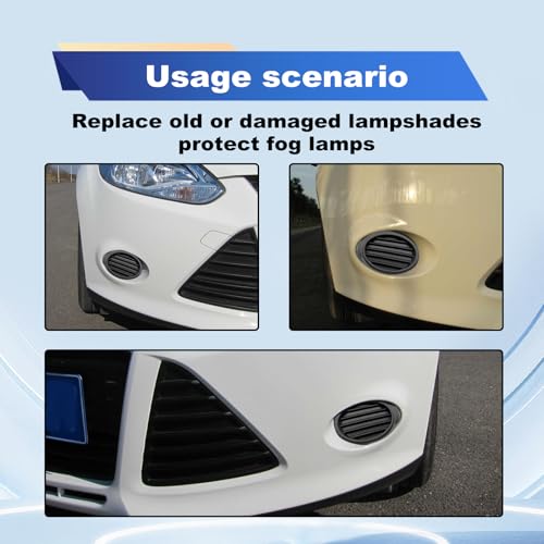 1 Pair Front Fog Light Cover Compatible with F0rd Focus 2012 - Product Imagery