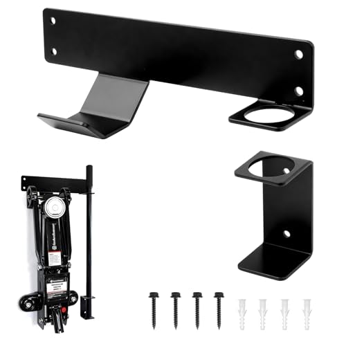 PIREKZUNT Jack Stand Wall Mount Heavy Duty Floor Jack Storage - Product Imagery