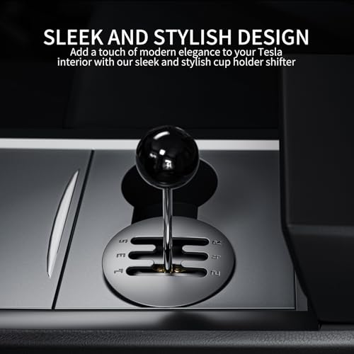 Cup Holder Shifter for Tesla Model 3, Model Y Accessories, Model - Product Imagery