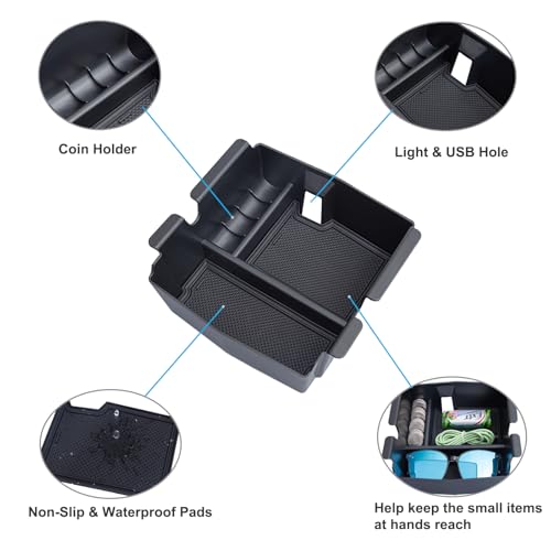 Center Console Organizer for Jeep Wrangler JL/JLU & Gladiator JT - Product Imagery