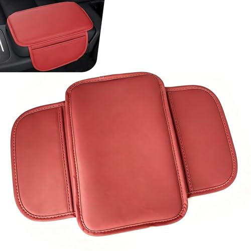 Car Center Console Cover, Scratch Resistant Leather Armrest - Product Imagery