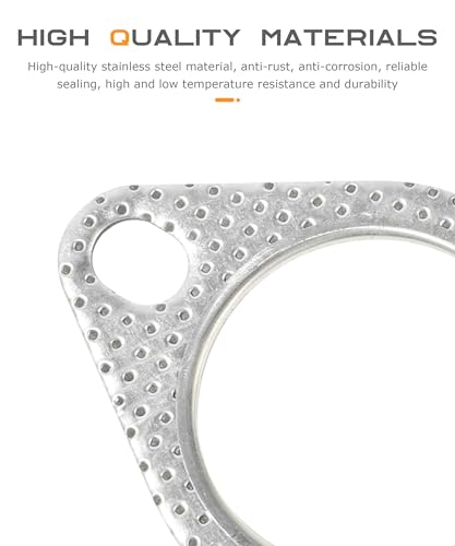 SCUARI 2PCS Exhaust Gasket,Car Accessories Exhaust Flange - Product Imagery