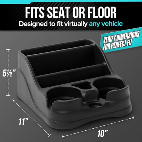 Moblorg Small Center Console for Cars, Trucks, Minivans, SUVs, - Product Imagery