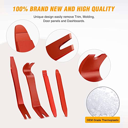 GOOACC 5 PCS Nylon Auto Trim Removal Tool Kit No-Scratch - Product Imagery