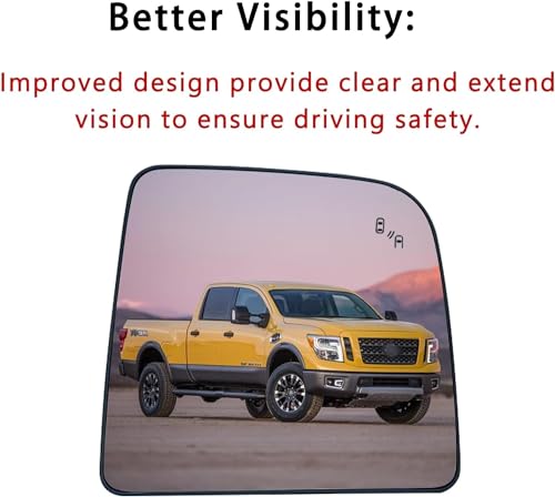 Blind Spot Detection Passenger Side Mirror Replacement for - Product Imagery