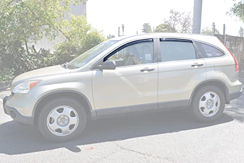 for 2007-2011 Honda CR-V CRV | EOS Visors in-Channel Style JDM - Product Imagery