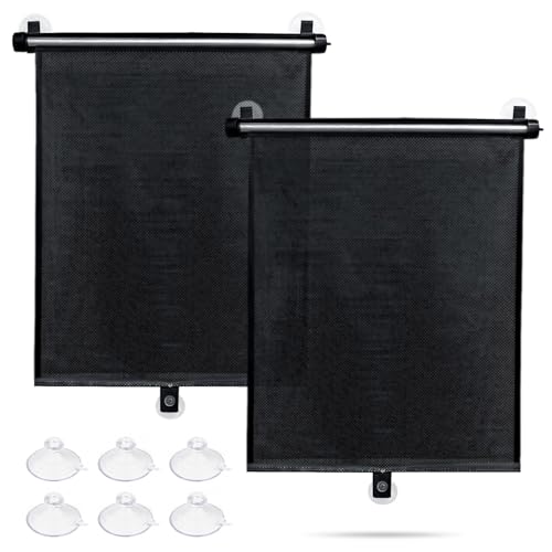 Sfee Car Window Shade for Side Windows, 2 Pack Sun Shade - Product Imagery