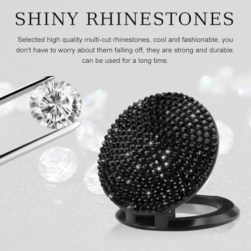 povtii Car Start Stop Button Cover, Anti-Scratch Bling Push - Product Imagery