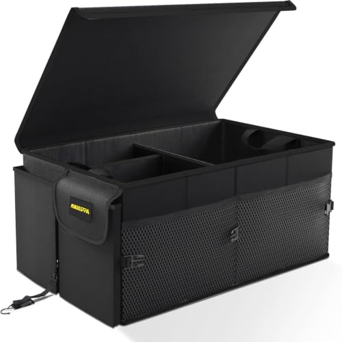 MIKKUPPA Trunk Organizer with Lid - 65L Collapsible Car - Product Imagery