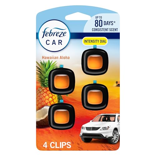 Febreze Car Air Freshener, Odor-Fighting Automotive Vent Clip, - Product Imagery