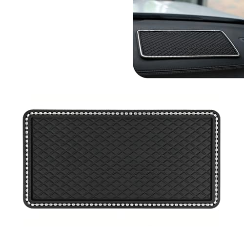 WZP Car Dashboard Anti-Slip Pad, 11.4 x 6 inch Bling Crystal - Product Imagery