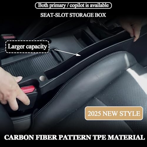 Car Seat Gap Filler Set of 2,Seat Gap Organizer, No Drop Seat - Product Imagery