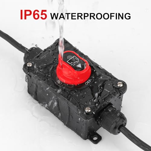 Top Post Battery Disconnect Switch, 100A 12-32V On/Off, - Product Imagery