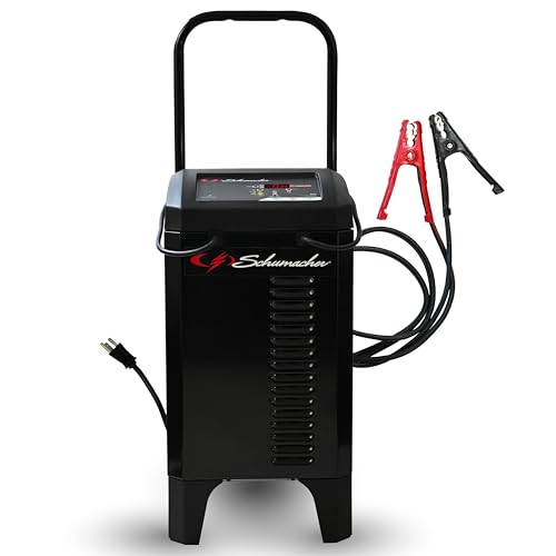 Schumacher Electric Wheeled 6A Car Battery Charger & Maintainer - Product Imagery