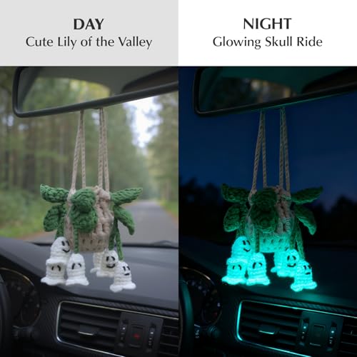 ROFIGL Handmade Crochet Hanging Car Air Freshener - - Product Imagery