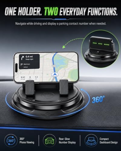 Car Phone Holder 360 Degree Rotation Navigation Mount Splendid - Product Imagery