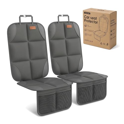 SMART ELF 2 Pack in Gift Box Car Seat Protector (Dark Gray) - Product Imagery